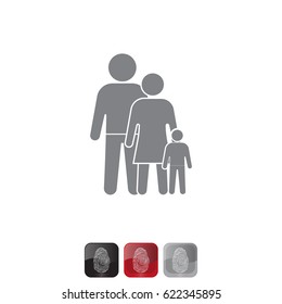 family Icon. vector illustration