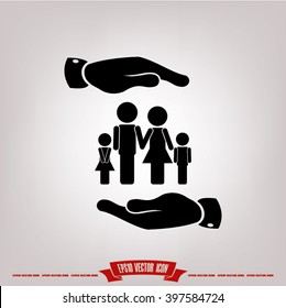 Family icon vector illustration eps10.