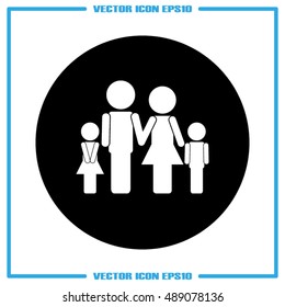 Family icon vector illustration eps10.