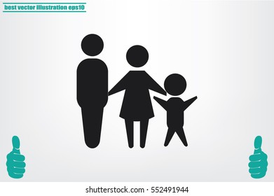 family icon vector illustration eps10.