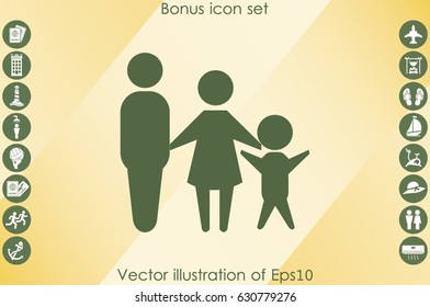 family icon vector illustration eps10.