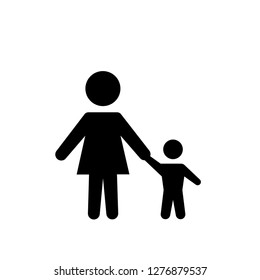 family Icon Vector Illustration on the white background. - Vector