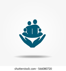 Family Icon, vector signs