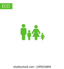 Family Icon Vector. Vector web design