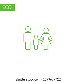 Family Icon Vector. Vector web design