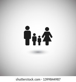 Family Icon Vector. Vector web design