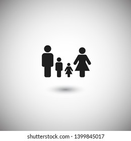 Family Icon Vector. Vector web design