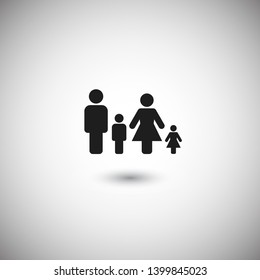 Family Icon Vector. Vector web design