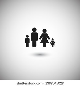 Family Icon Vector. Vector web design