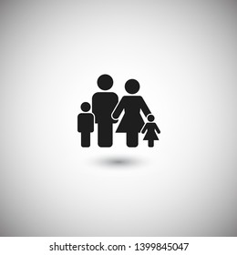Family Icon Vector. Vector web design