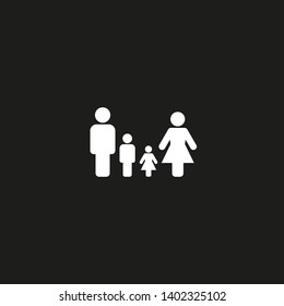 Family Icon Vector. Vector web design