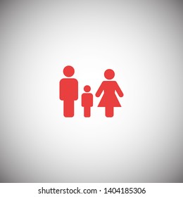Family Icon Vector. Vector web design