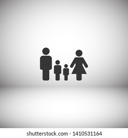 Family Icon Vector. Vector web design