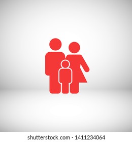 Family Icon Vector. Vector web design