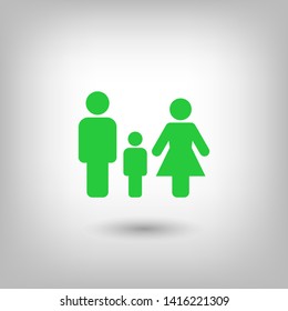 Family Icon Vector. Vector web design