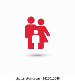 Family Icon Vector. Vector web design