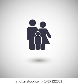 Family Icon Vector. Vector web design