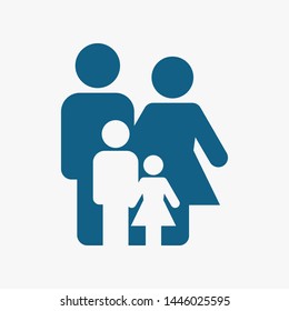 Family Icon Vector. Vector web design