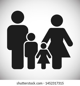 Family Icon Vector. Vector web design