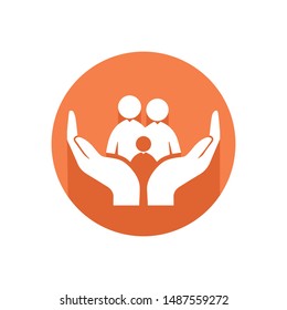 Family Icon Vector. Vector web design