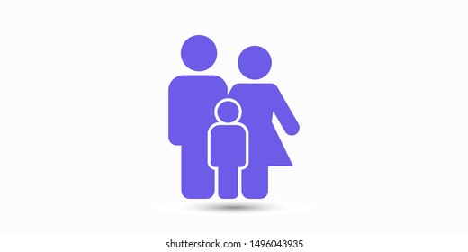 Family Icon Vector. Vector web design