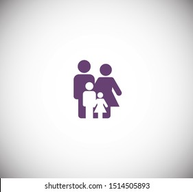 Family Icon Vector. Vector web design