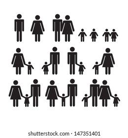 10,093 Stick figure family Images, Stock Photos & Vectors | Shutterstock