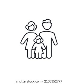 Family icons  symbol vector elements for infographic web