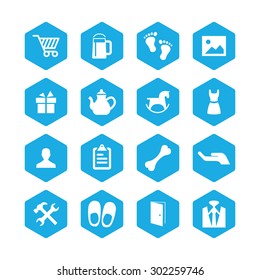 family icons universal set for web and mobile