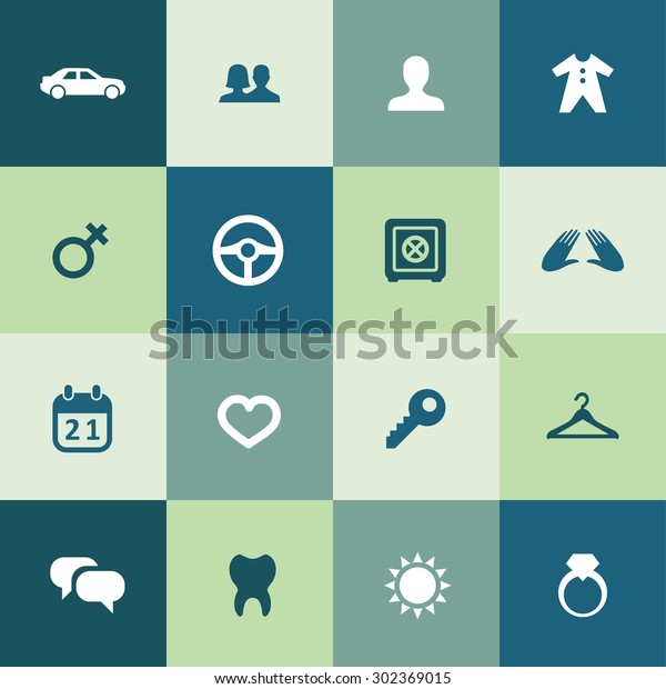 family icons\
universal set for web and\
mobile