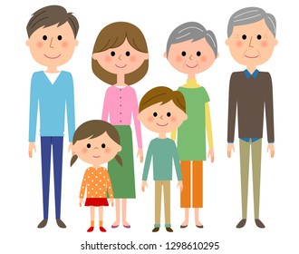 Family Illustration Stock Vector (Royalty Free) 1298596378