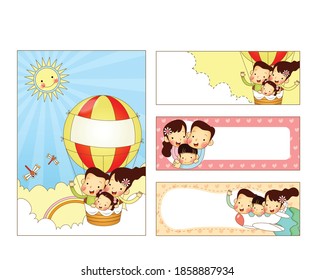 Family Illustration Illustration Ad Banner