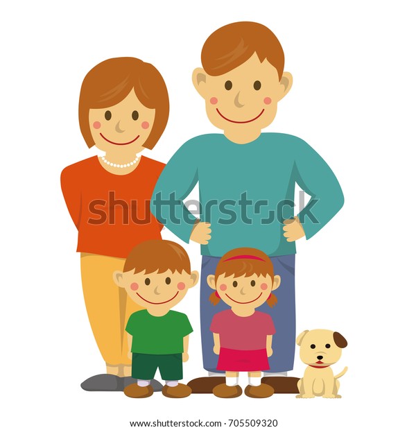 Family illustration (vector)  / No background version