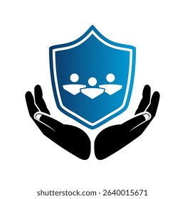 Family insurance icon design vector