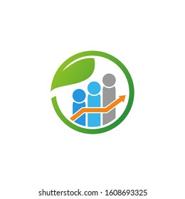 family insurance or investments security logo icon