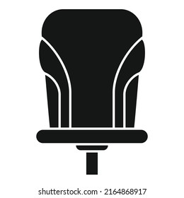 Family Kid Bike Seat Icon Simple Vector. Baby Child. Ride Cycle