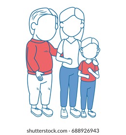 family with kids icon
