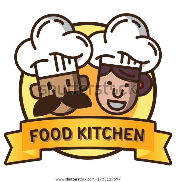 Family Kitchen Restaurant Logo Icon Design Stock Vector Royalty Free 1733119697