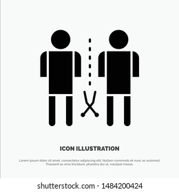 Family, Knowledge, Mind, People, Shared solid Glyph Icon vector. Vector Icon Template background