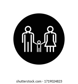 family line icon, vector illustration