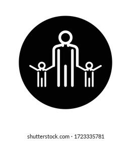 family line icon, vector illustration