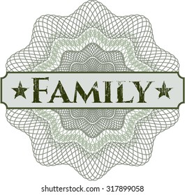 Family linear rosette
