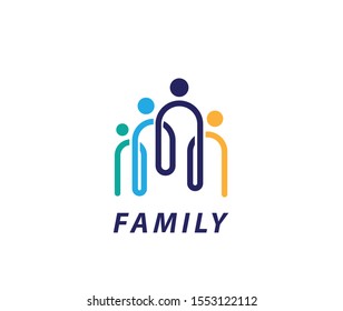 Family Link Logo Sign Design Stock Vector (Royalty Free) 1553122112 ...