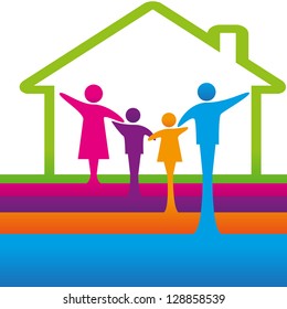 Family logo concept.