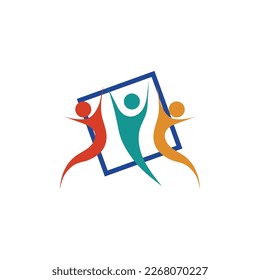 Family Logo Design Template - vector
Family logo consisting of simple figures of father, mother and son used for family medicine practice, team, group, friendship.
