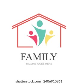 Family Logo Design Template - vector
Family logo consisting of simple figures of father, mother and son used for family medicine practice, team, group, friendship.