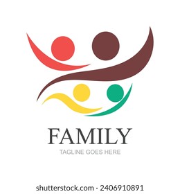 Family Logo Design Template - vector
Family logo consisting of simple figures of father, mother and son used for family medicine practice, team, group, friendship.