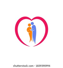 Family logo design vector template, Illustration design Community, Symbol Icon