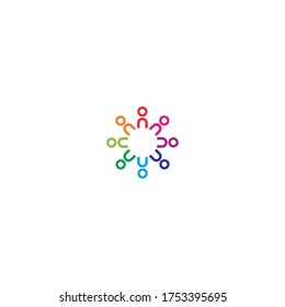 Family logo template icon illustrasi