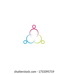 Family logo template icon illustrasi
